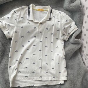 Scotch & Soda White Polo Shirt with logo Accents size XL